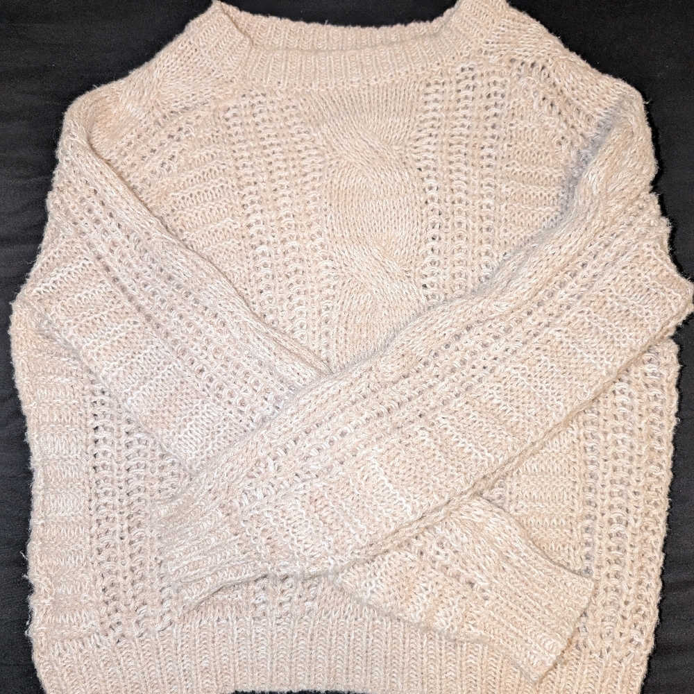 Cozy Cream Knit Sweater